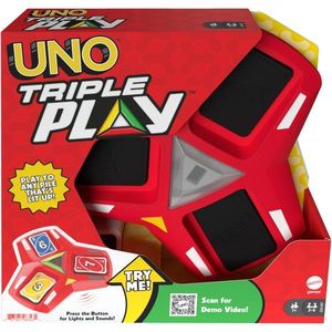 Joc de carti Uno - Triple Play | Mattel imagine