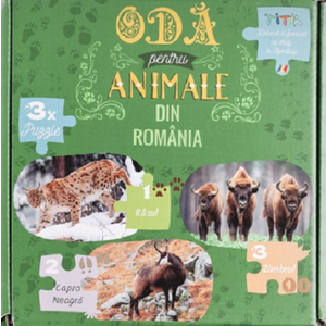 Puzzle 3x50 piese - Oda pentru animale din Romania | Titia imagine