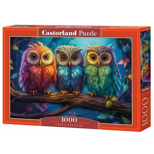 Puzzle 1000 piese - Three Little Owls | Castorland imagine