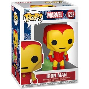 Figurina - Pop! Marvel Holiday: Iron Man | Funko imagine