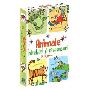 Animale - Intrebari si Raspunsuri - 50 de jetoane, Editura DPH imagine