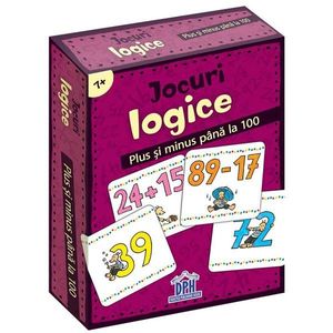 Jocuri logice, Plus si minus pana la 100, Editura DPH, 48 jetoane imagine