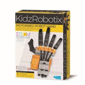 Kit constructie robot, 4M, Motorised Robot Hand Kidz Robotix imagine