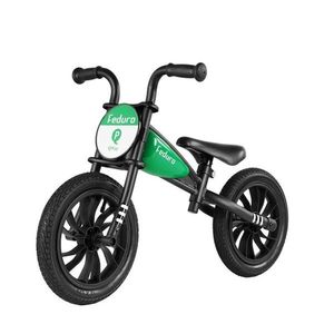 Bicicleta fara pedale verde pentru copii imagine