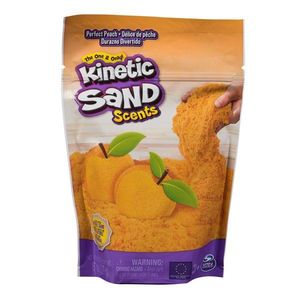 Kinetic Sand, Perfect Peach, nisip parfumat, 227g imagine