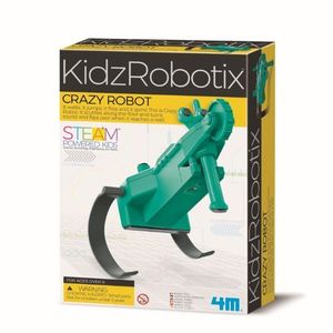 Kit constructie robot, 4M, Crazy Robot Kidz Robotix imagine