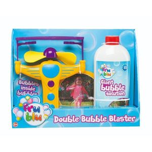 Set lansator baloane de sapun si solutie, Fru Blu, Blaster Double Bubble imagine