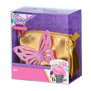 Mini gentuta de mana cu 6 surprize, Real Littles, Handbag, S3, Auriu imagine