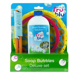 Set 4 accesorii pentru baloane de sapun si solutie, Fru Blu, Deluxe, 0.4 l imagine