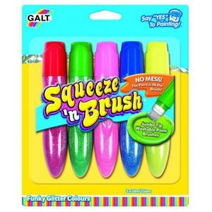 Squeezen brush - 5 culori cu sclipici imagine