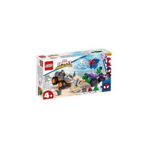 Lego Spidey Confruntarea Dintre Hulk Si Masina Rinocer 10782 imagine