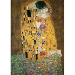 Puzzle gustav klimt - sarutul 1000 piese imagine