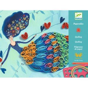 Atelier quilling Djeco, Fete elegante imagine