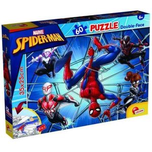 Puzzle de colorat - spiderman (60 de piese) imagine