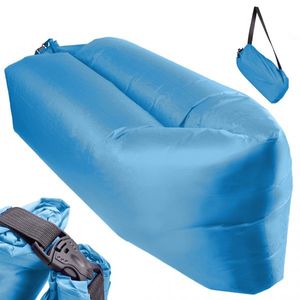 Saltea gonflabila tip Lazy Bag 230 x 70cm Blue imagine