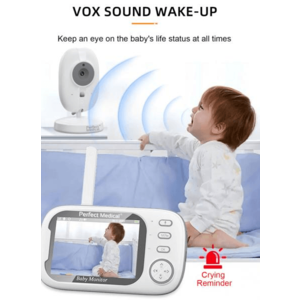 Baby monitor si camera audio-video wireless pentru supraveghere bebe imagine
