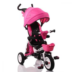 Tricicleta pliabila cu maner parental si sezut reversibil Byox Flexy Lux Pink imagine