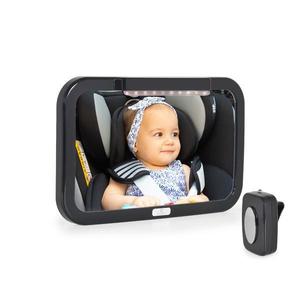 Oglinda auto supraveghere bebe cu LED imagine