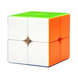 Cub Rubik Magic Cube Teno®, speed puzzle, stickerless, dezvoltarea inteligentei, 2x2x2, multicolor imagine