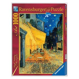 Puzzle 1000 piese - Vincent van Gogh - Cafe at Night | Ravensburger imagine