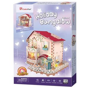 Puzzle 3D - Holiday Bungalow | CubicFun imagine
