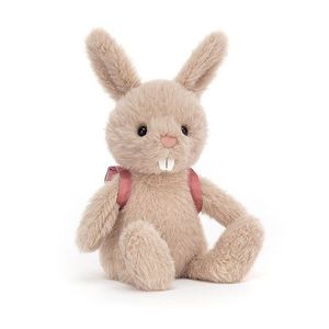 Jucarie de plus - Backpack Bunny, 22 cm | Jellycat imagine