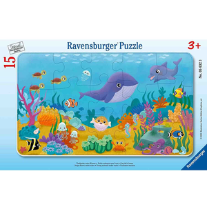 Puzzle 15 piese - Animalute marine | Ravensburger imagine