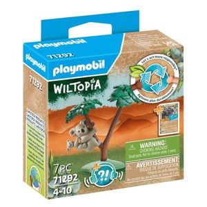 Set 2 figurine cu accesorii - Wiltopia - Koala cu pui in copac | Playmobil imagine