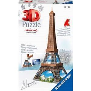 Puzzle 3D - Mini Turnul Eiffel - 54 piese | Ravensburger imagine