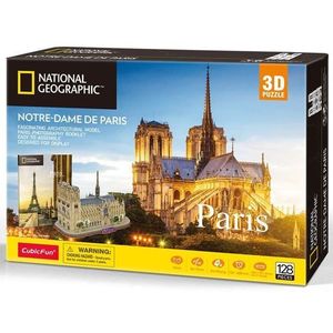 Puzzle 3D - National Geographic - Notre-Dame de Paris | CubicFun imagine