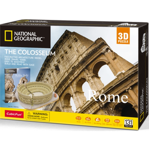 Puzzle 3D - Colosseum, 131 piese | CubicFun imagine