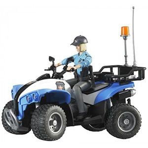 Masinuta - ATV de Politie cu figurina | Bruder imagine