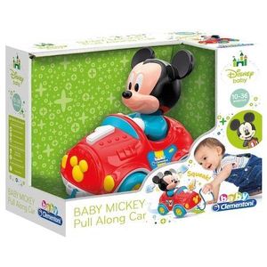 Jucarie interactiva - Baby Mickey Pull Along Car | Clementoni imagine