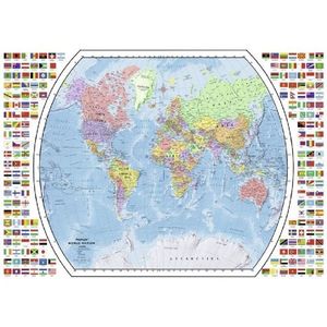 Puzzle 1000 piese - Harta Politica a lumii | Ravensburger imagine