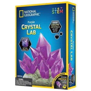 Kit educativ - Laborator de crestere cristale violet | Blue Marble imagine