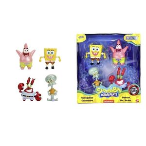 Set 4 figurine - Sponge Bob | JadaToys imagine