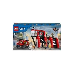 Lego City. Statie si camion de pompieri imagine