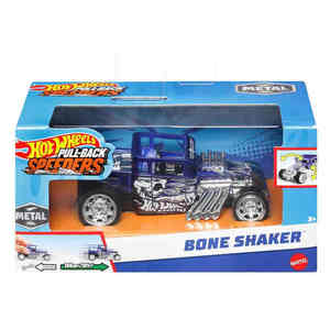 Masina metalica cu sistem pull back - Bone Shaker | Mattel imagine