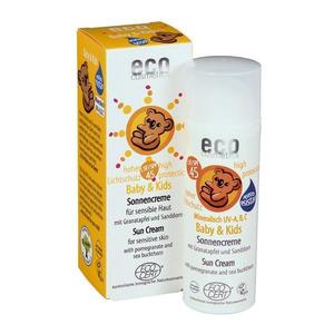 Crema Bio pentru Protectie Solara Minerala Bebe si Copii SPF45 Eco Cosmetics, 50ml imagine