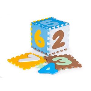 Salteluta de joaca Ecotoys tip puzzle cu pereti 25 elemente 3255 multicolor imagine