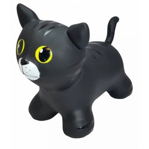 Jucarie saltareata gonflabila Jumoy Pisica neagra imagine
