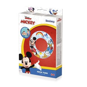 Colac gonflabil pentru inot 56 cm Bestway Mickey and Donald imagine