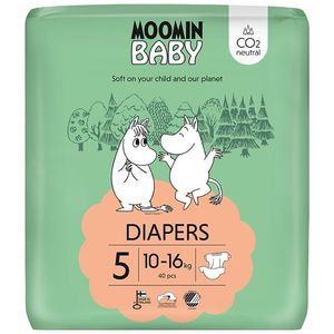 Scutece finlandeze eco Moomin Baby 5, 10-16 kg 40 bucati imagine