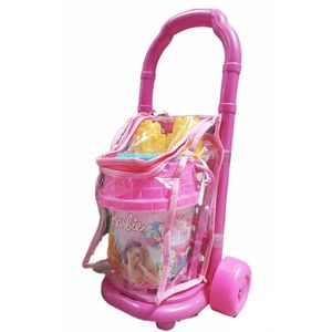 Set jucarii pentru plaja Troller cu 7 accesorii Princess Pink imagine