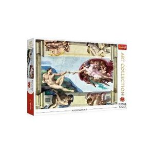 Puzzle 1000: Michelangelo. Crearea lui Adam imagine