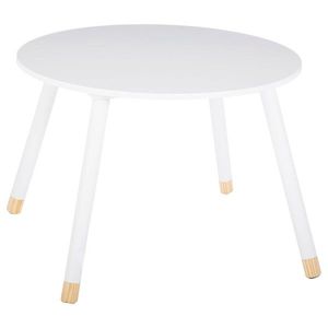 Masa pentru copii Playful, Pakoworld, 60x60x43.5 cm, MDF/lemn de pin, alb imagine