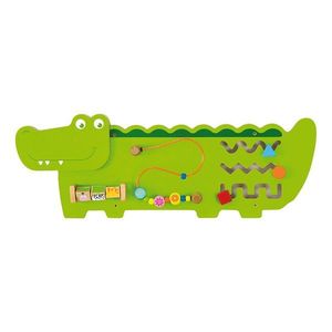Jucarie de perete cu activitati, Viga, Crocodil imagine