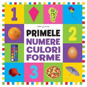 Carte Editura Litera, Bebe invata. Primele numere, culori, forme. Format mare imagine