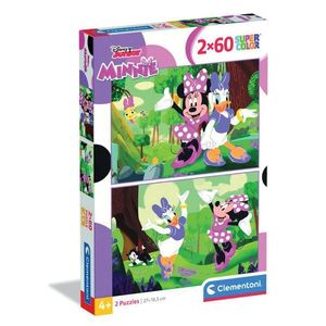 Puzzle Clementoni, Disney Minnie Mouse, 2 x 60 piese imagine