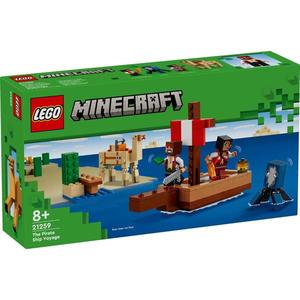LEGO® Minecraft - Calatorie pe corabia de pirati (21259) imagine